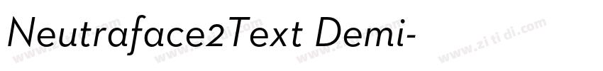 Neutraface2Text Demi字体转换 Neutraface2Text Demi字体转换